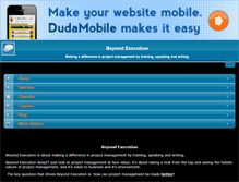 Tablet Screenshot of beyondexecution.com